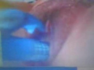 Skype meisje verleiding gebruik blauw speelbal
