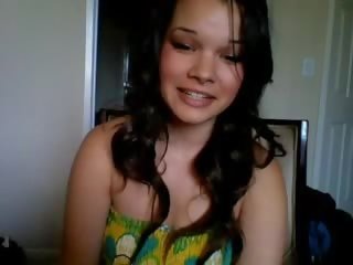 First time for this cutie having strips on webcam Video