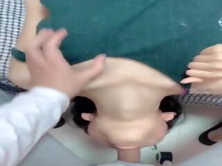 Asian young lady Getting a Throat Fuck all the Way in: HD dirty video d0